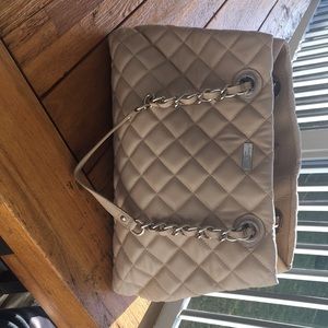 Kate spade quilted cream purse